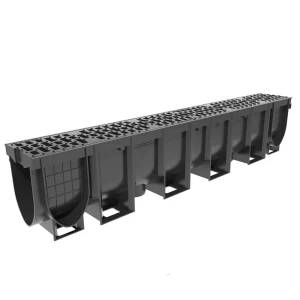 Канал с решеткой 1000x140x200 мм цвет черный 87979264 STLM-2150919