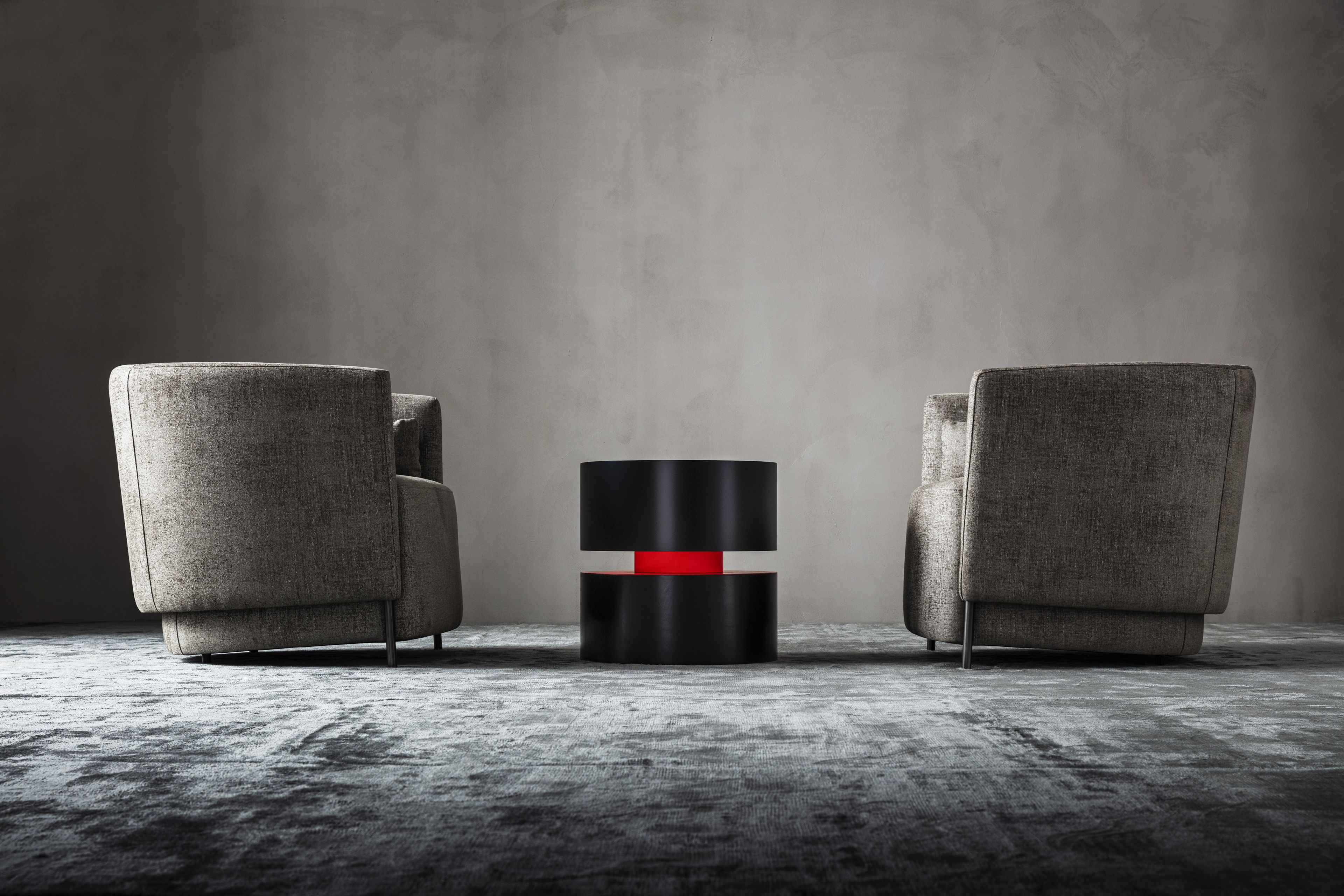 Круглый деревянный журнальный столик OAK Ettore Sottsass Limited Edition ARCH-00034851 - Вид №1