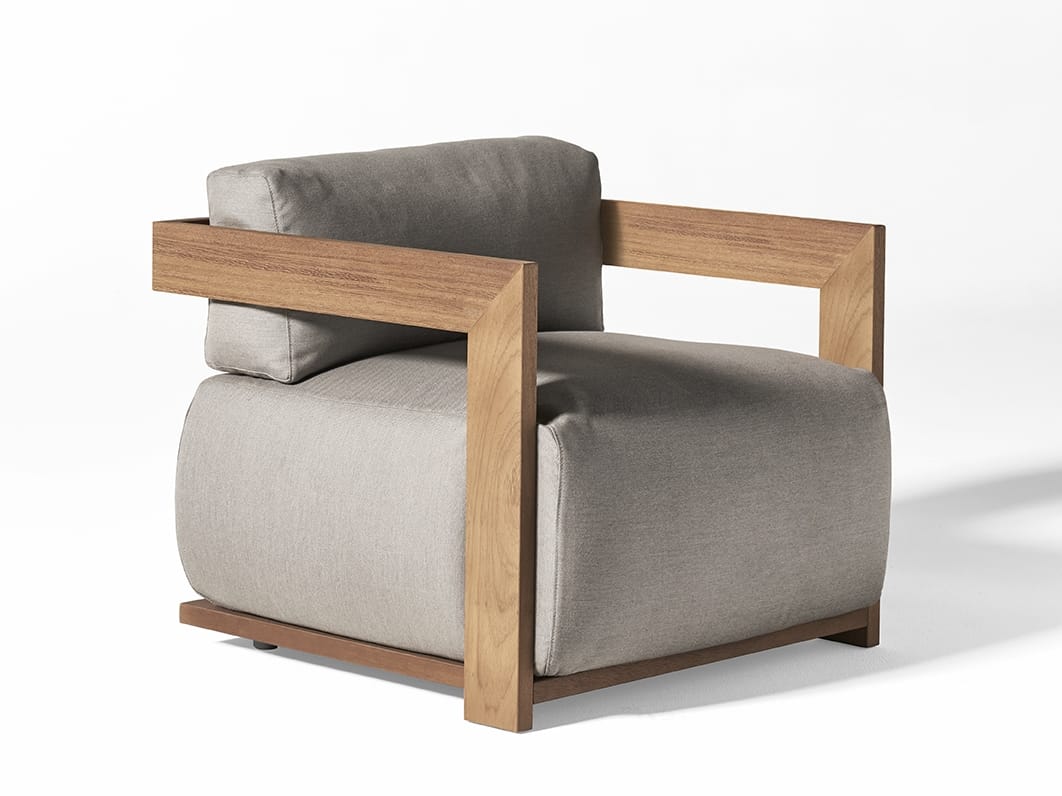 Кресло для сада из технической ткани с подлокотниками Meridiani Claud Open Air ARCH-00056824