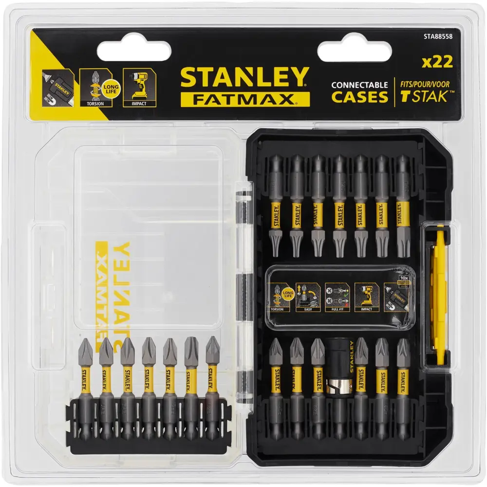 Набор бит Stanley STA88558-XJ, 22 шт STLM-2011198 - Вид №2