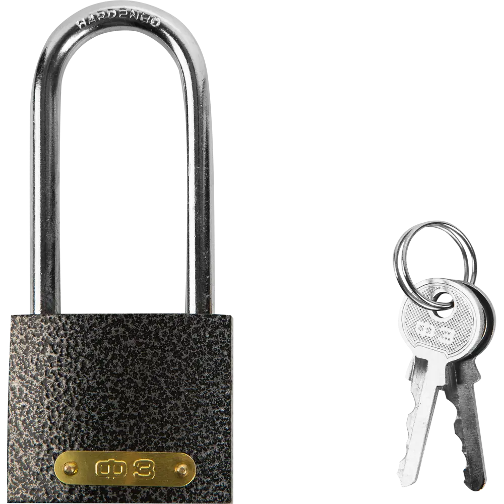 Набор навесных замков 303F-50L 3P6K 50x41 мм, чугун Santreyd STLM-2030484 - Вид №3