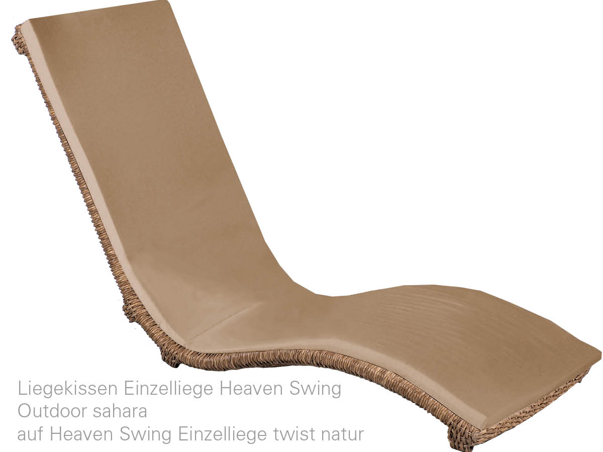 68.00.0330 Одноместный шезлонг Heaven Swing Twist natural Mbm  - Вид №3