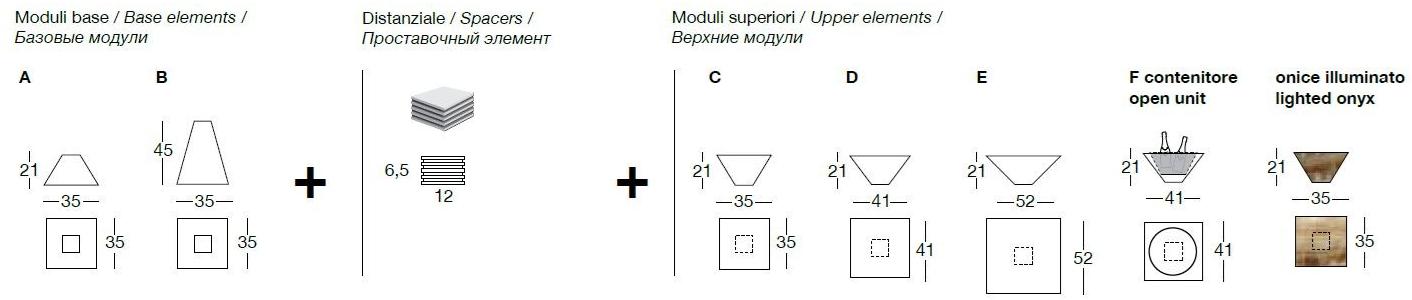 Longhi Деревянный журнальный столик / подставка для ваз Loveluxe 2017 – essence collection Y 731 - Вид №3