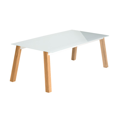 087883 Столик Дуб/стеклянный топ Capdell Able