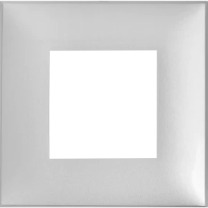 Рамка для розеток и выключателей DKC Avanti 1 пост цвет закаленная сталь