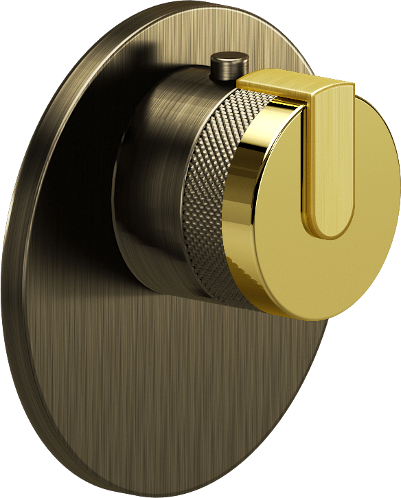 E-8027-R1PBE-L1BB-VBB-T Термостатический переключатель 3/4-Внешняя часть GRAFF MOD+