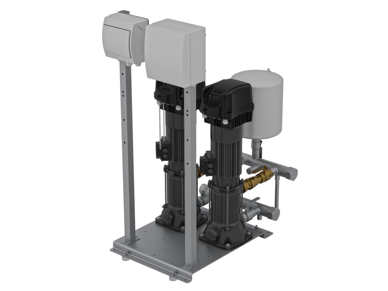 Группы наддува с 2 или 3 насосами и инверторами Dab Pumps 2 / 3 KVCXE - MCE-P DCONNECT ARCH-00054054 - Вид №1