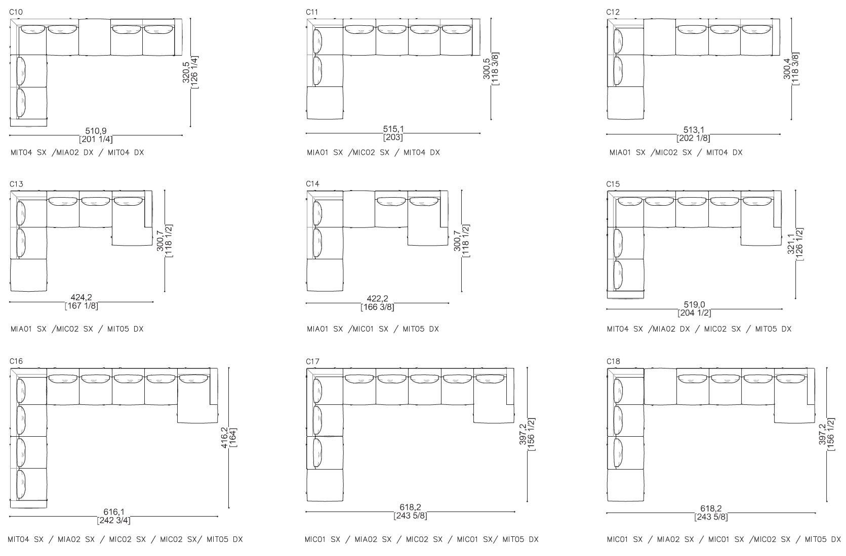 Съемный угловой диван Sicis Milton ARCH-00090126 - Вид №16