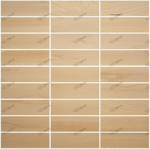 Мозаика и 3D панели из дерева Da Vinci Мозаика 9x3 017 Клён Селект (Гладкая) 288х288 мм 1301100017
