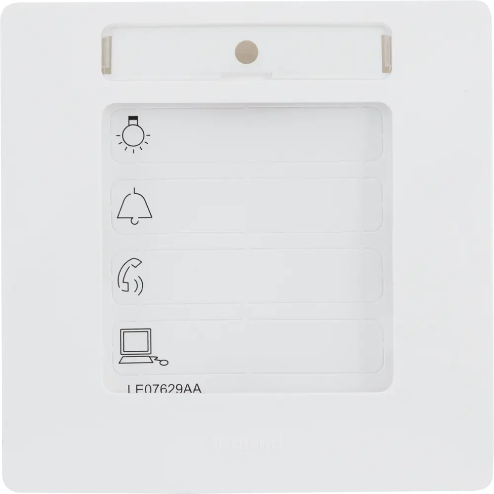 Рамка для розеток и выключателей Legrand Etika 1 пост, цвет белый STLM-2061049