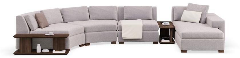 DE.CI Изогнутый модульный диван из ткани Claw sun-id-1494587 - Вид №5