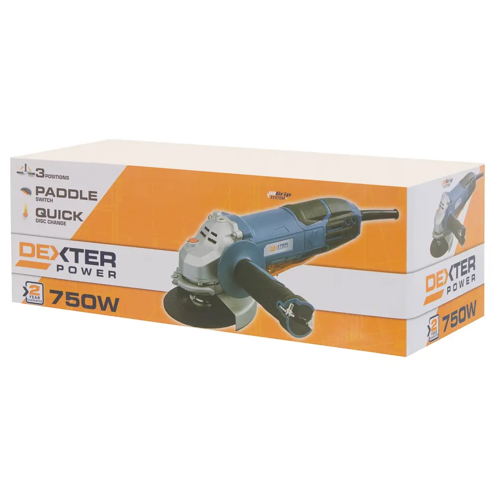 УШМ (болгарка) Dexter Power AG115-4, 750 Вт, 115 мм STLM-2105925 - Вид №4