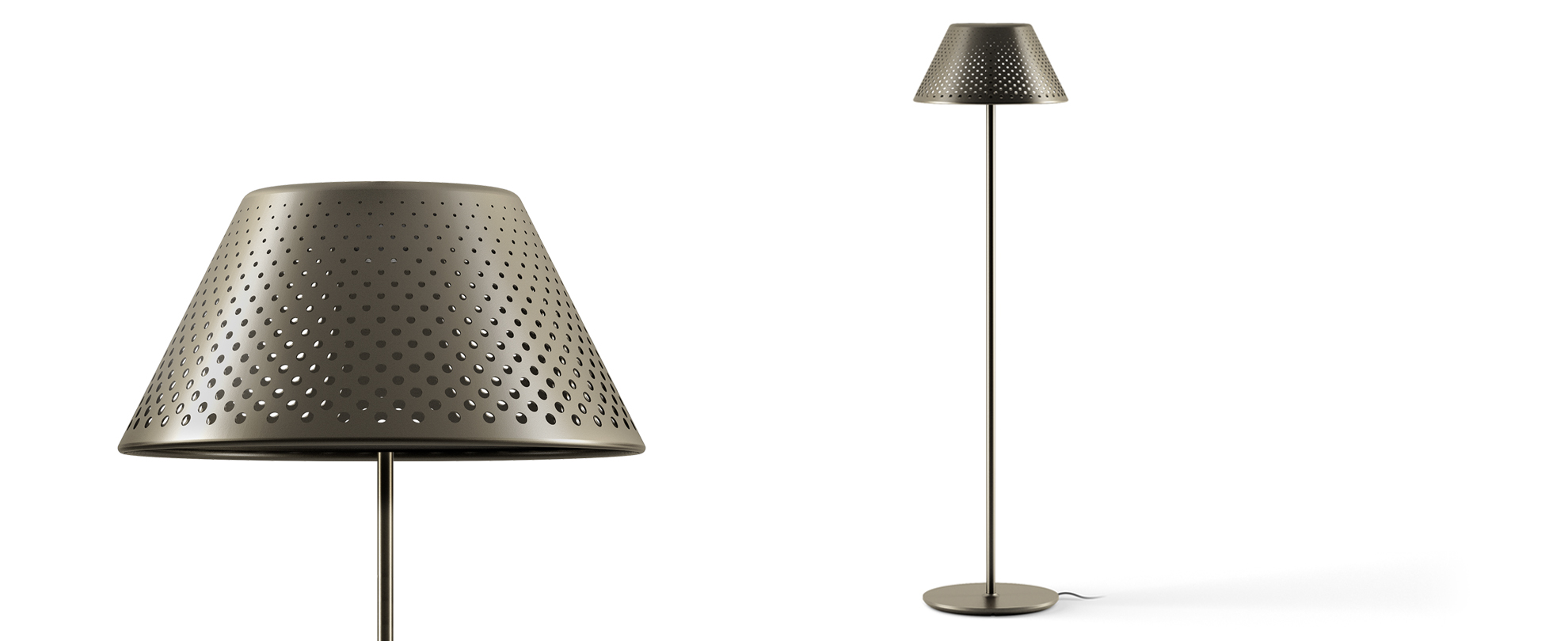 3250866 Мобильный светильник Platek MESH XL Piantana  MESH XL H. 1900 mm - LED 4000K 75°  - Вид №1