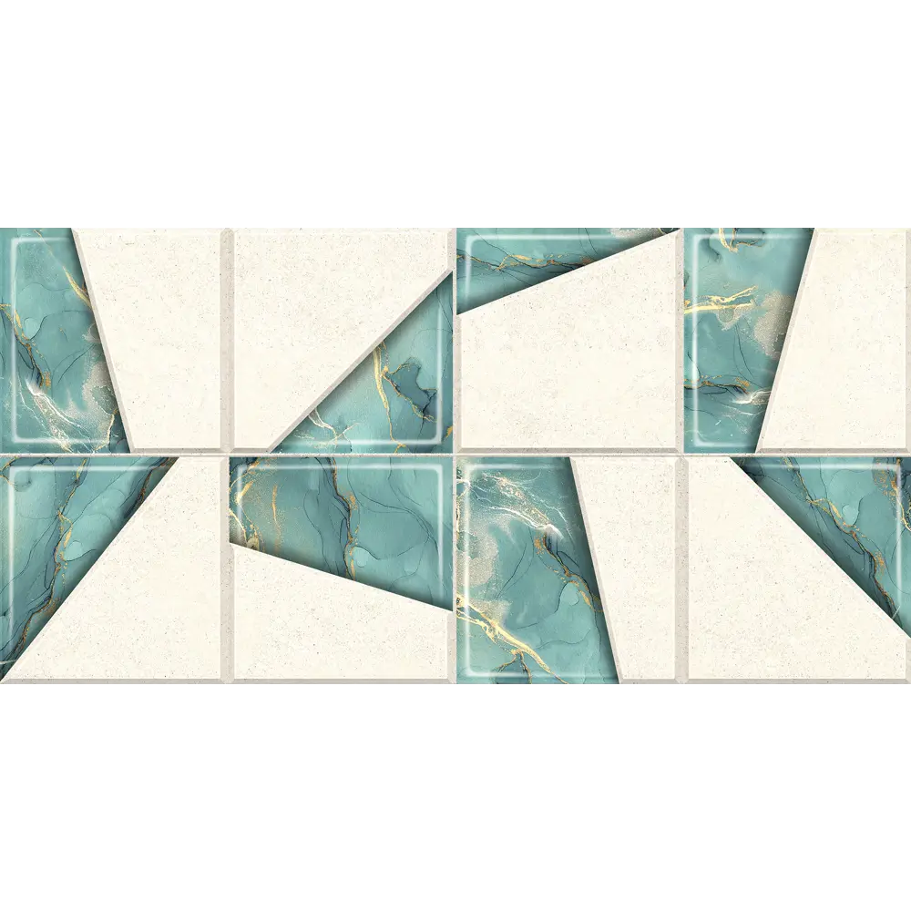 Плитка настенная Enigma 24,9x50см 1.37м2 цвет зеленый Santreyd STLM-2171915