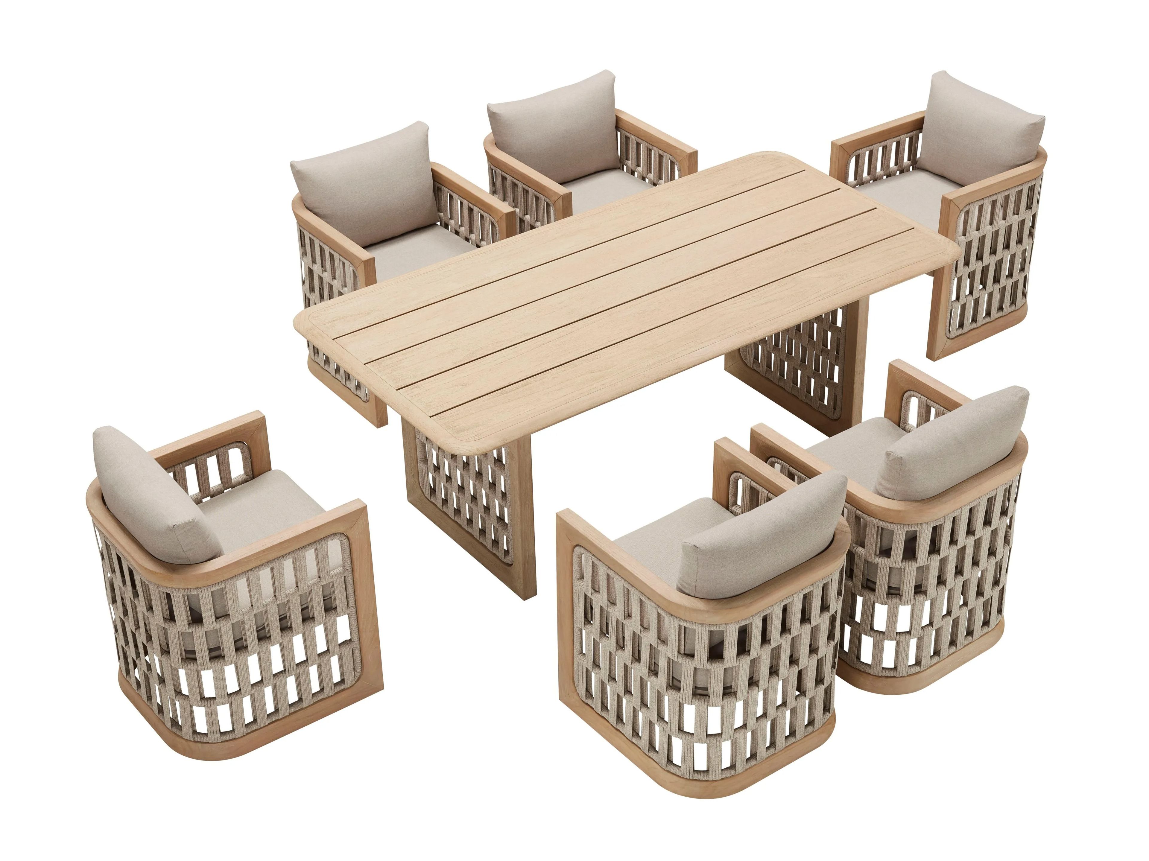 Dining set in teak HIGOLD Riva ARCH-00068018 - Вид №1