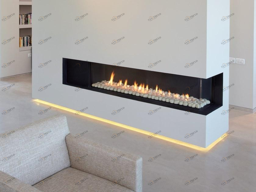 BRITISH FIRES Встроенный газовый камин с дистанционным управлением sun-id-1498152