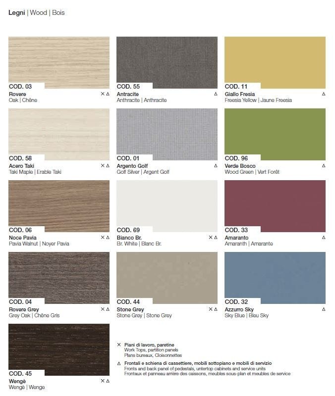 Деревянный прямоугольный стол для совещаний Las Mobili 5th Element ARCH-00135077 - Вид №1