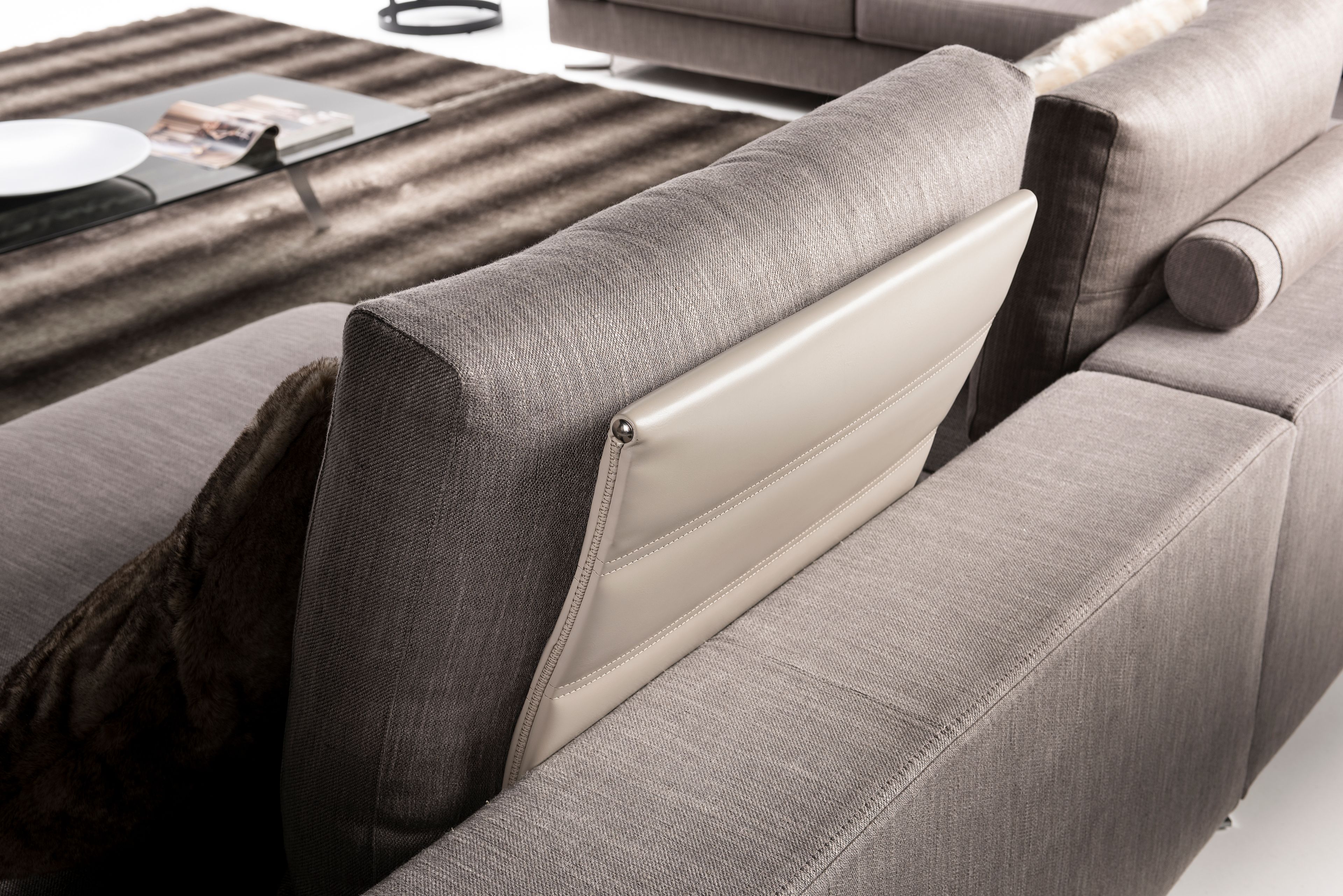 Угловой диван из ткани Former In Italia Fellini ARCH-00117771 - Вид №2