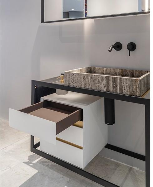 Vallvé Подвесной шкаф для ванной с ящиками Perímetro 5010728 - Вид №1