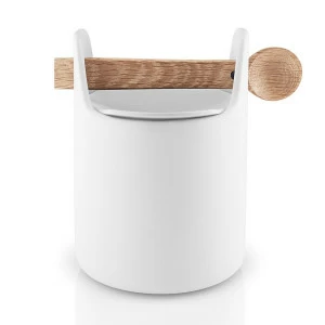 Банка с крышкой и с ложкой 15 см белая Toolbox EVA SOLO  00-3872318 Белый