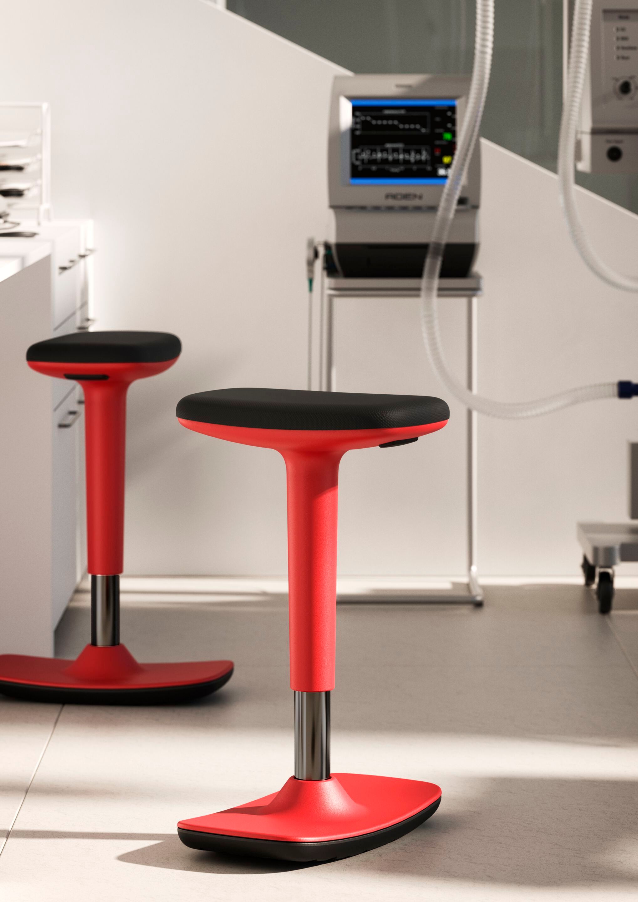 Полиуретановый наклонный офисный стул Leyform TWIST-TECH ARCH-00032196 - Вид №2