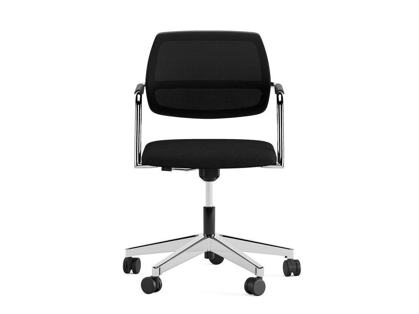 Тканевый регулируемый по высоте рабочий офисный стул с колесами Ersa Alegria ARCH-00086254 - Вид №1