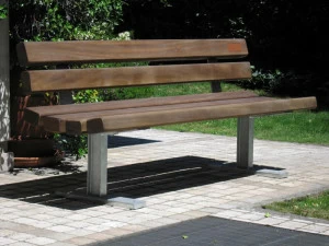 A.U.ESSE Деревянная скамейка со спинкой