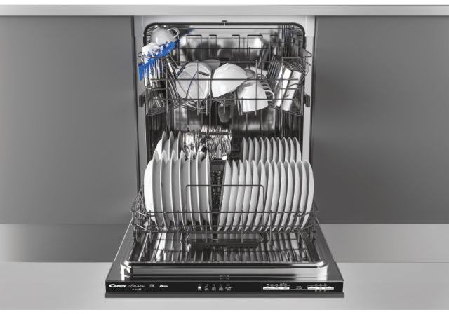 CDIN 1L380PB-07 81.8 х 59.8 х 55 см, а+, 6 программ, wi fi, электронное/сенсорное управление, 13 комплектов посуды Candy Santreyd  - Вид №1