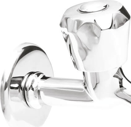 Короткий отвод 1/2 '' (хром) / T302S Creavit  - Вид №1