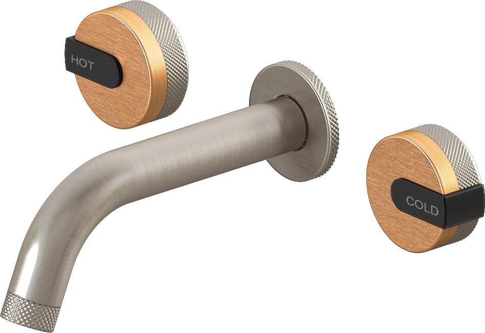 E-11530-R1BRG-L1MBK-BNi Смеситель для умывальника из 19,1см носикем (внешняя часть) GRAFF MOD+