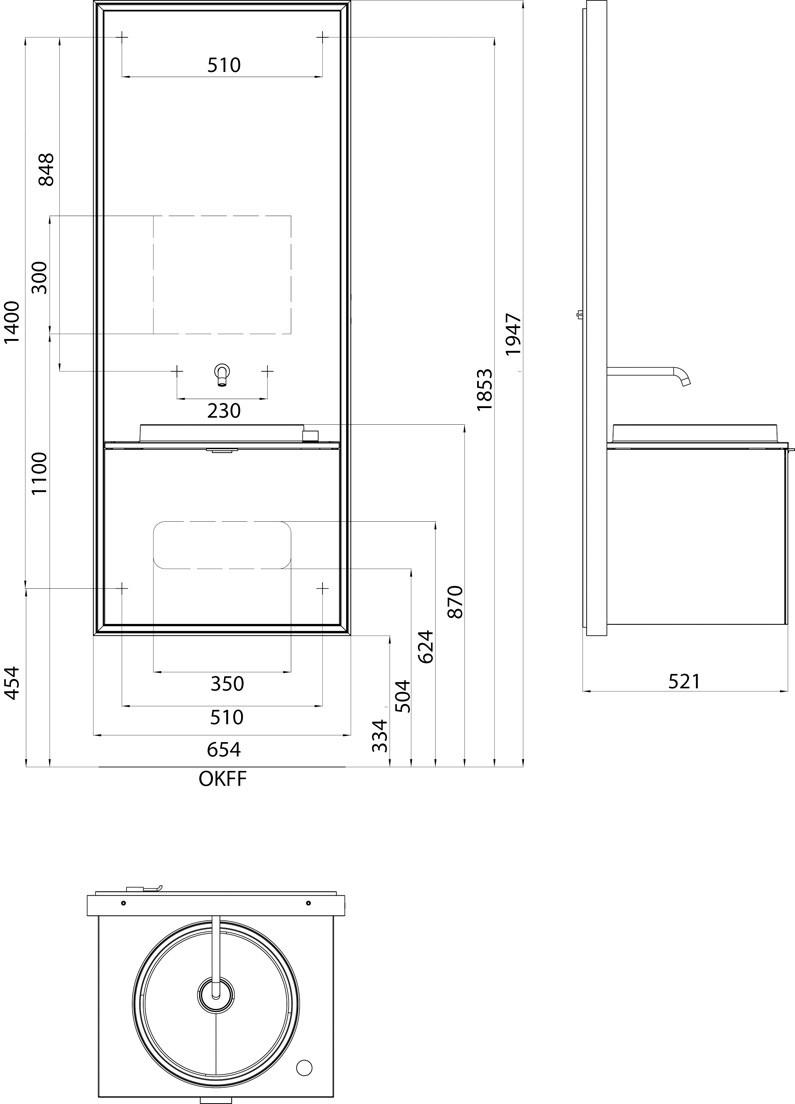 Emco Bad Тумба под умывальник с зеркалом Touch sun-id-1416551 - Вид №10