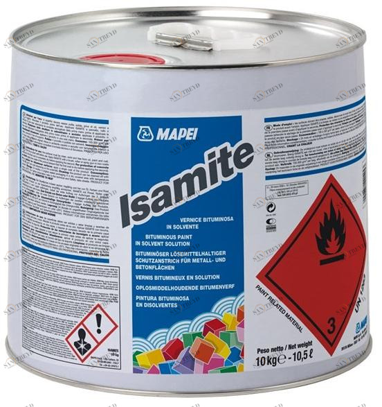 MAPEI Битумная краска в растворителе Impermeabilizzazione di strutture fuori terra sun-id-1389165
