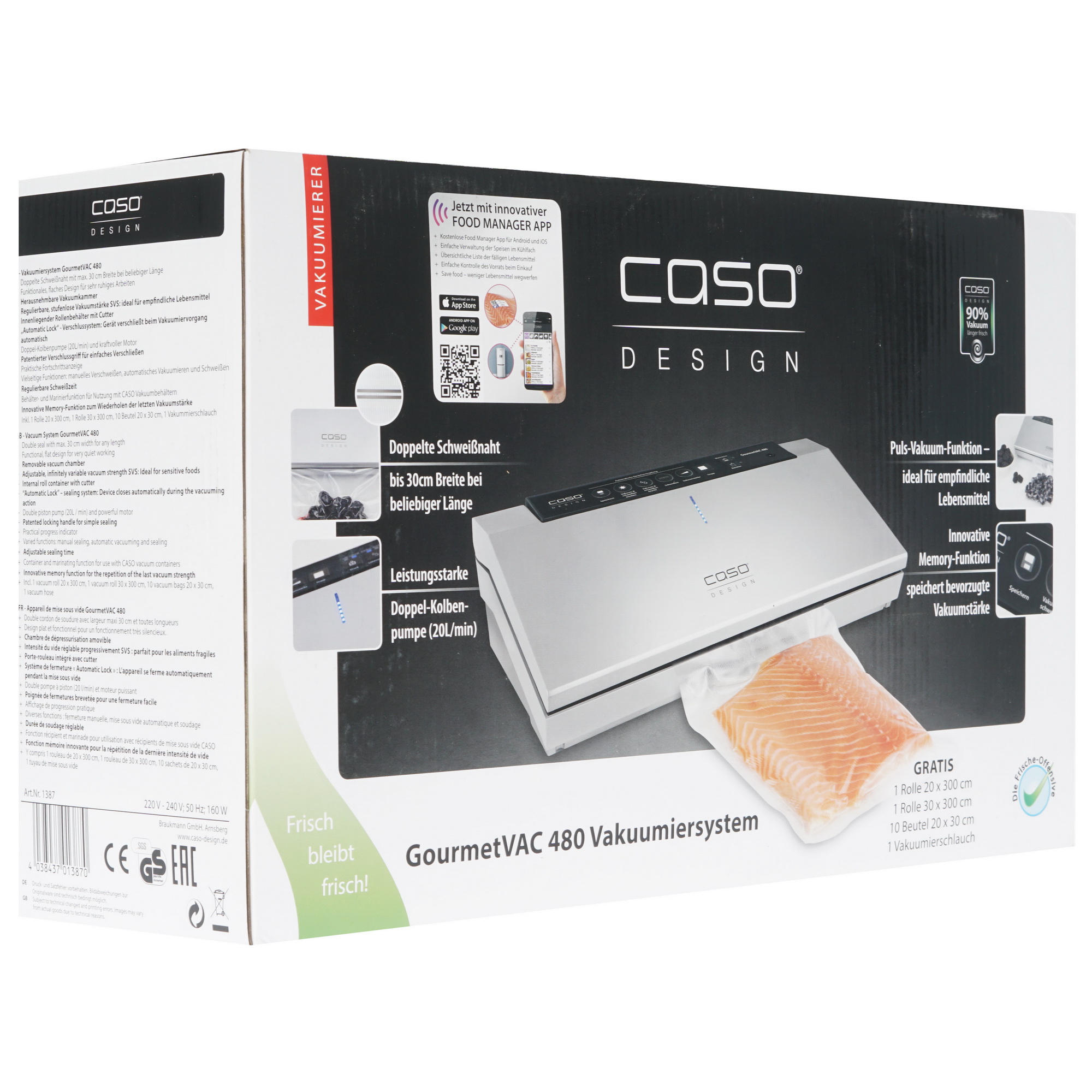 8118929 Вакуумный упаковщик CASO GourmetVAC 480 STDN-0066932 - Вид №7