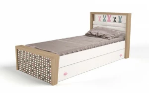 Кровать ABC-KING 190х90 № 3MIX BUNNY № 3 (розовый)