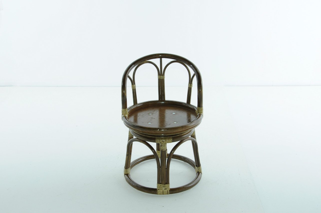 Табурет со спинкой 66х43 см олива Calamus Rotan VINOTTI  00-3885358 Зеленый  - Вид №2