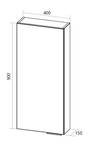 У92523 Пенал Gaula 40П 1д.White 1 Marka Gaula  - Вид №1