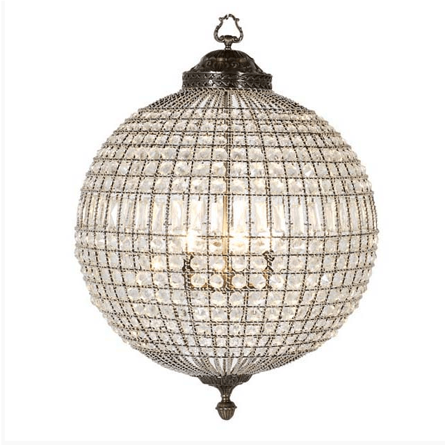 Люстра Kasbah L от Eichholtz бронзовая 104925 EICHHOLTZ ДИЗАЙНЕРСКИЕ, EICHHOLTZ, ШАР 061576 Бронза  - Вид №2