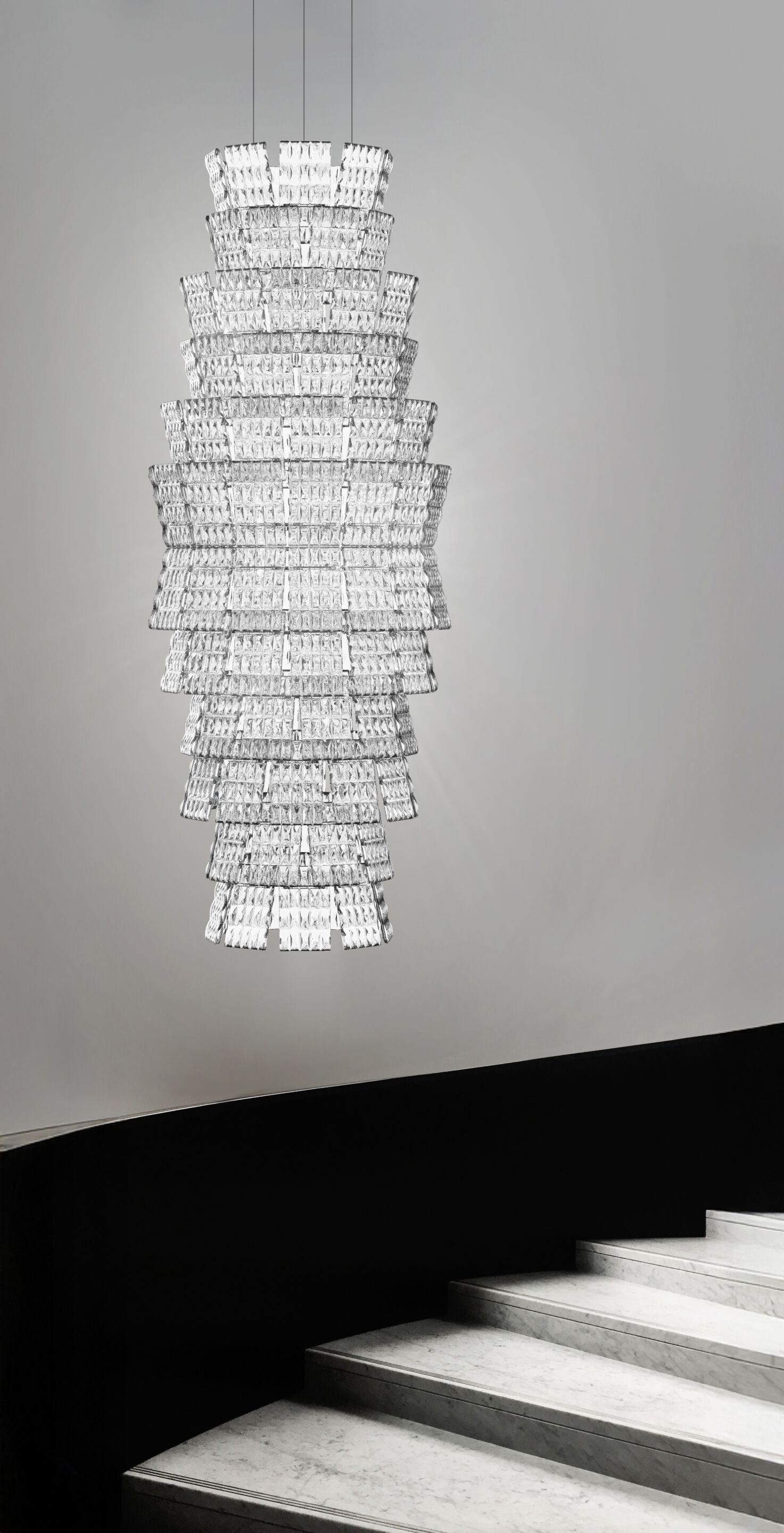 Стеклянный подвесной светильник ручной работы VENINI Frakki ARCH-00074491 - Вид №2