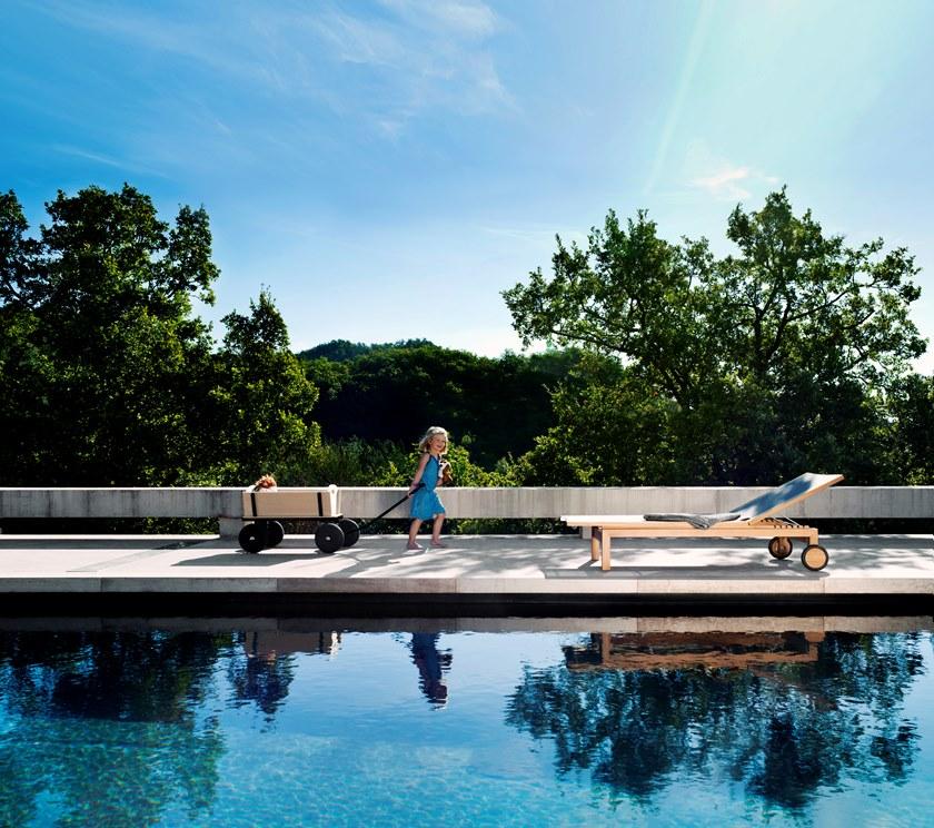 TRIBÙ Садовая кушетка Batyline® на колесиках Kos 01340 - Вид №2