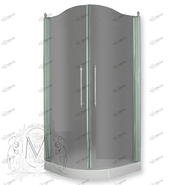 Душевой уголок MIGLIORE Diadema 90 х 90 х 195 см, стекло прозрачное ML.DDM-22.791.TR.CR