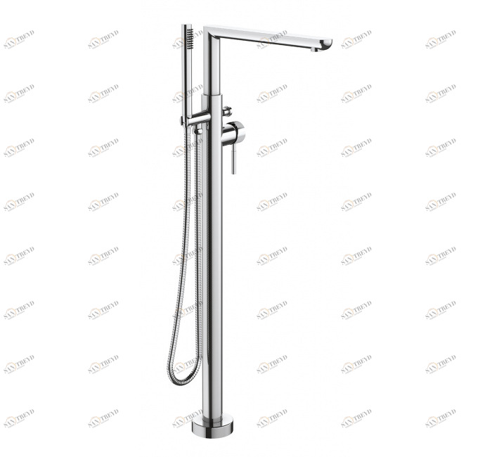 GENEBRE 65119 18 45 66 Смеситель однорычажный для ванны Тау Напольный 