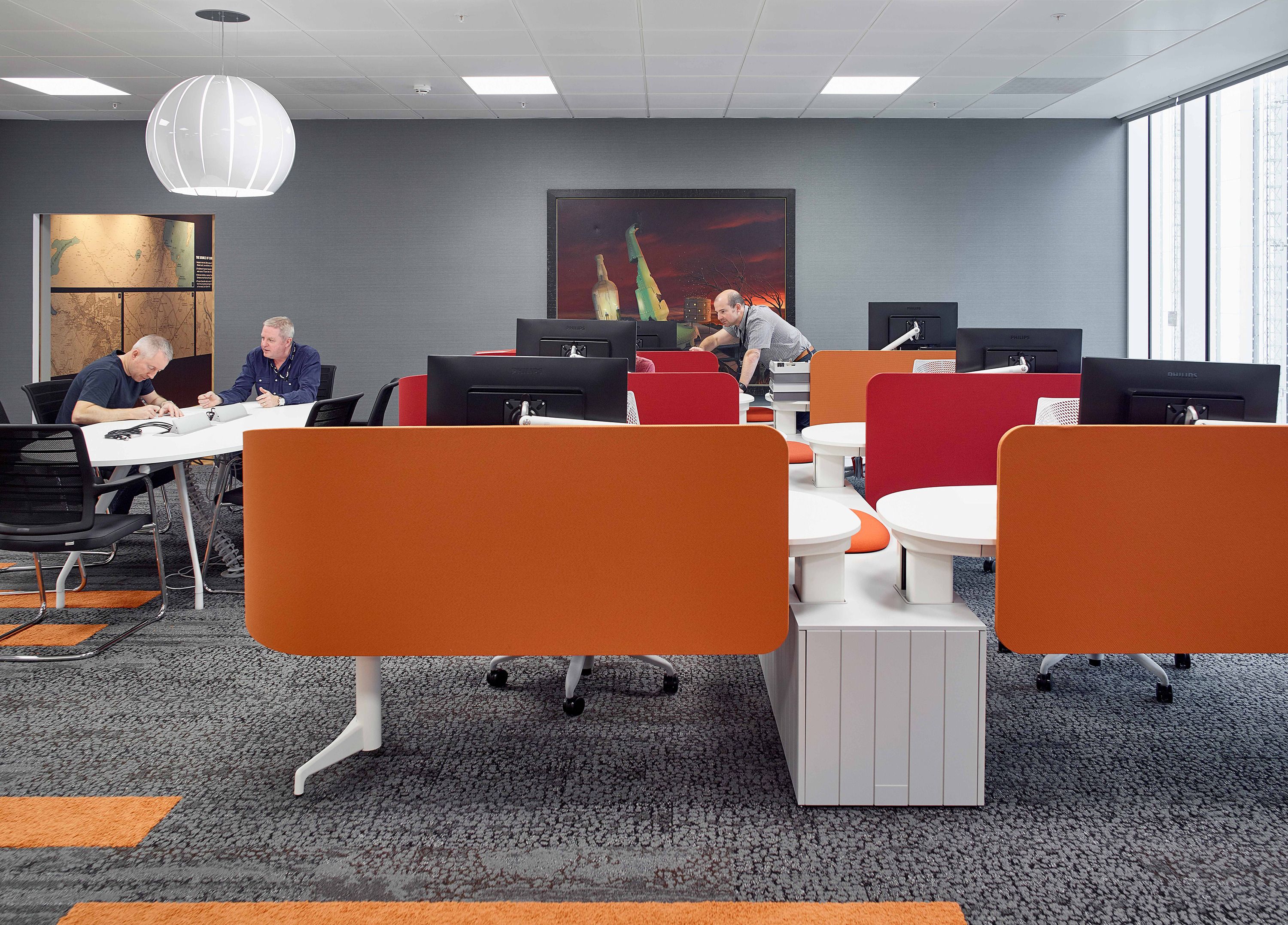 Секционный стол с регулируемой высотой и встроенной полкой Herman Miller местный ARCH-00031861 - Вид №12