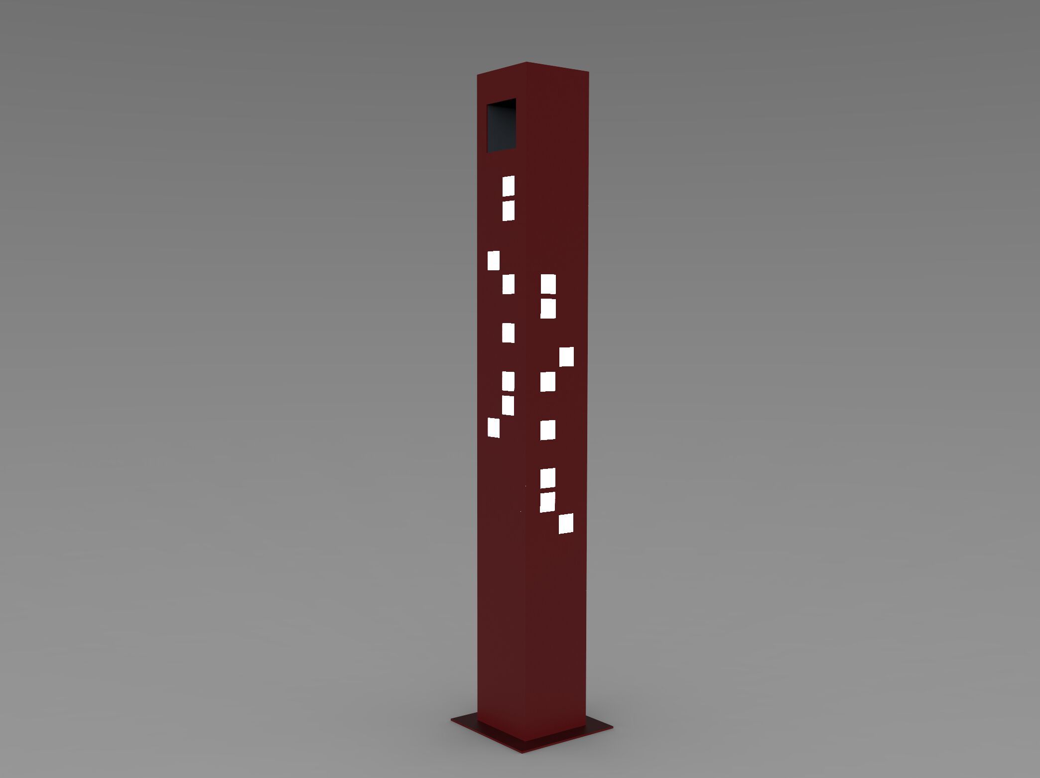 Стальной столб световой боллард CITYSì PRISMA LIGHT ARCH-00065910 - Вид №1