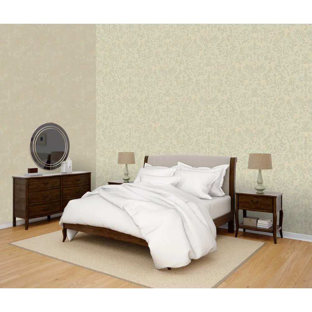 Обои флизелиновые Startdeco Бартоломео зелёные 1.06 м 888643 STLM-2040614 - Вид №3