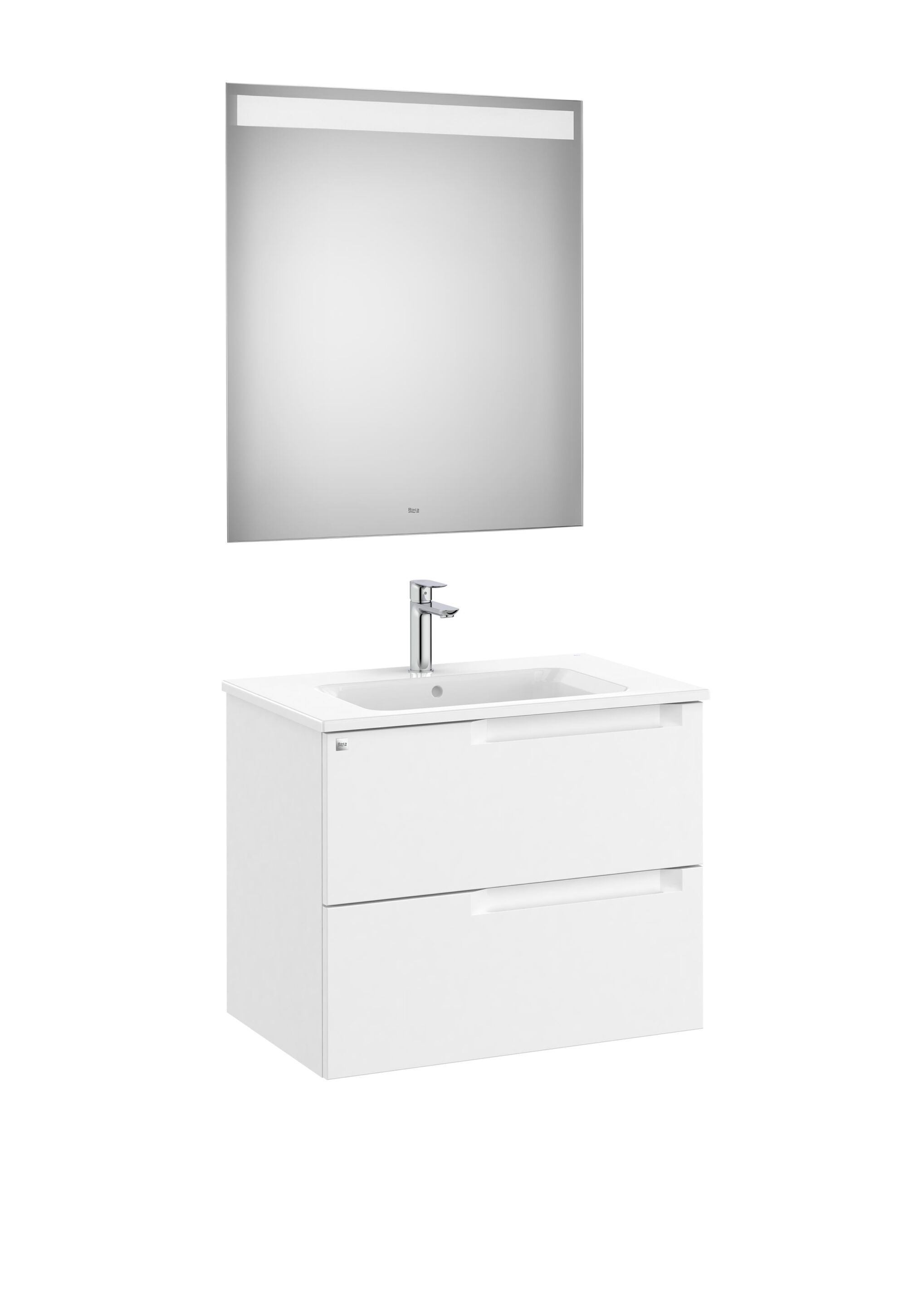 Деревянный подвесной умывальник с зеркалом Roca UNIK A85182 / A85183 / A85184 ARCH-00019858 - Вид №47