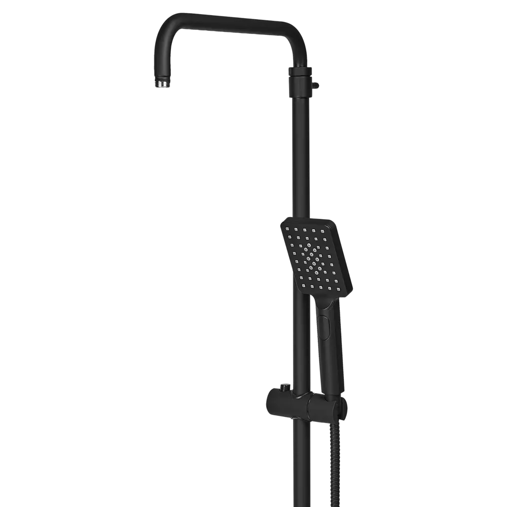 Душевая система KONSENSA Теано со смесителем 3 режима цвет черный матовый STLM-2064992 - Вид №7