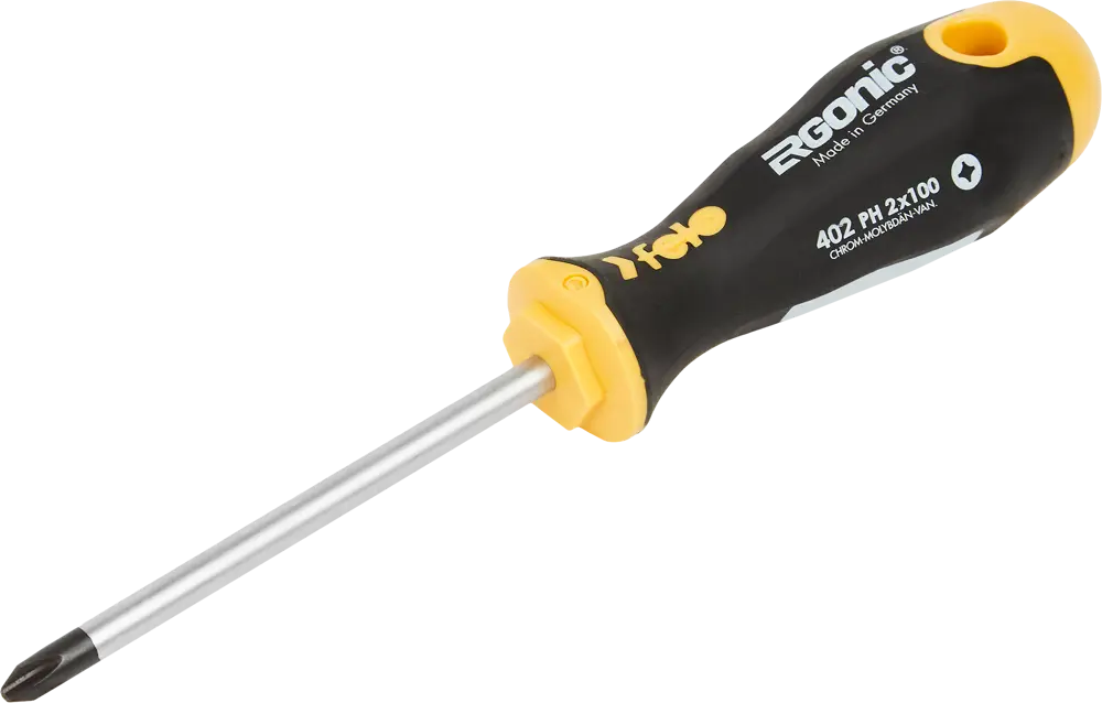 Крестовая отвертка Felo PH2 с эргономичной рукояткой 83321356