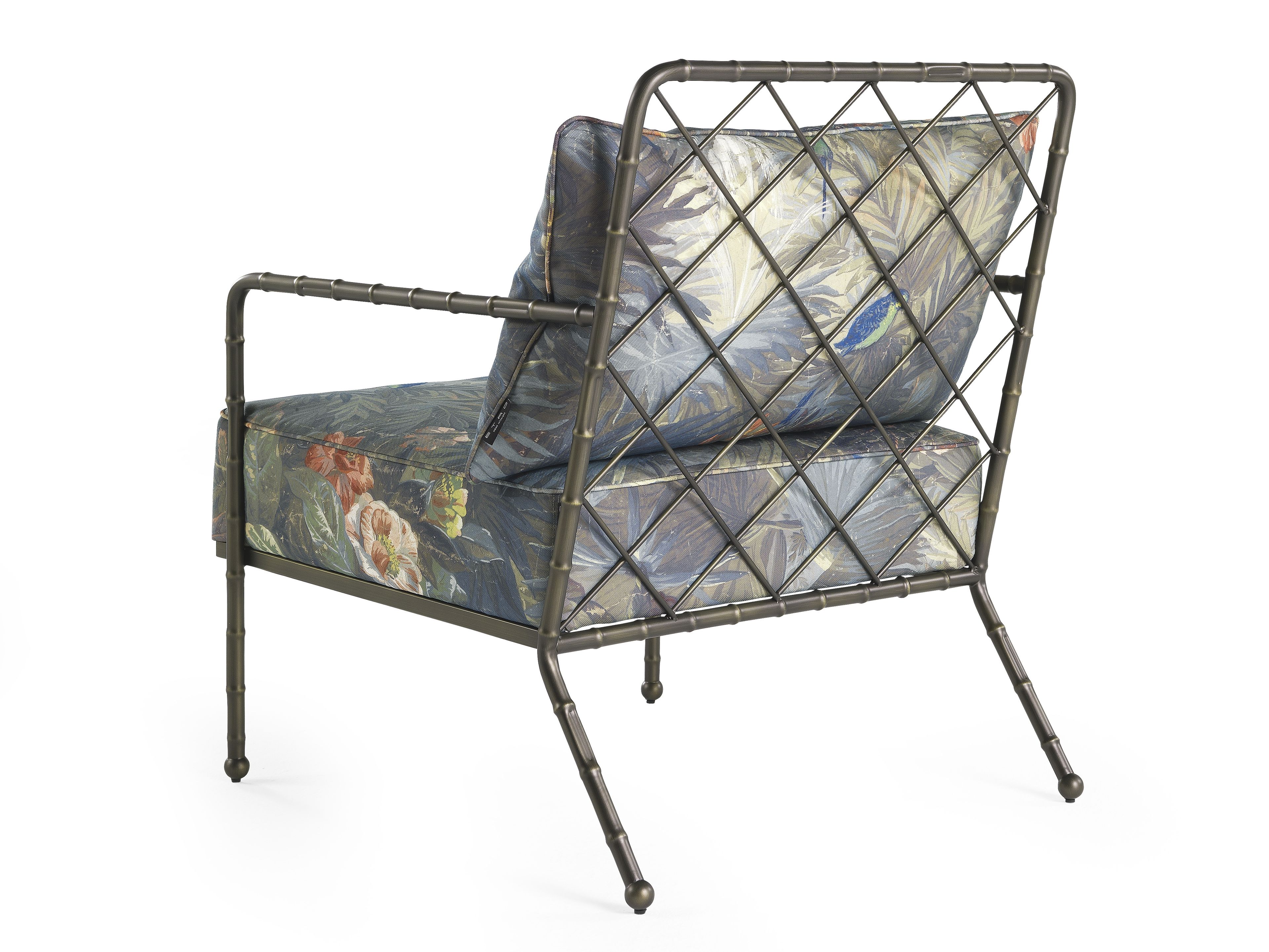 Латунное садовое кресло с подлокотниками ETRO Home Interiors Фивы ARCH-00039839 - Вид №2