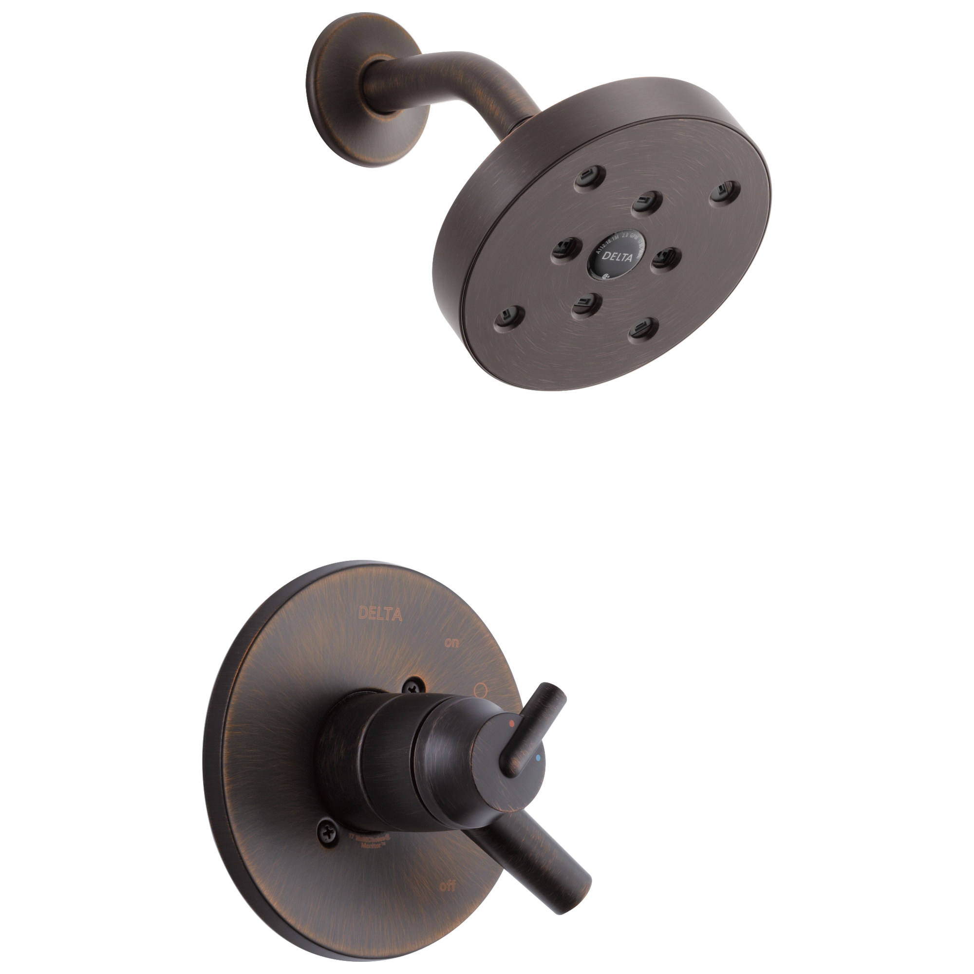 T17259-RB Накладка для душа Monitor® 17 серии H2Okinetic® Delta Faucet Trinsic Венецианская бронза 