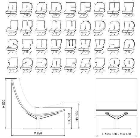 TABISSO Мягкое кресло по контракту Typographia sun-id-1466381 - Вид №9
